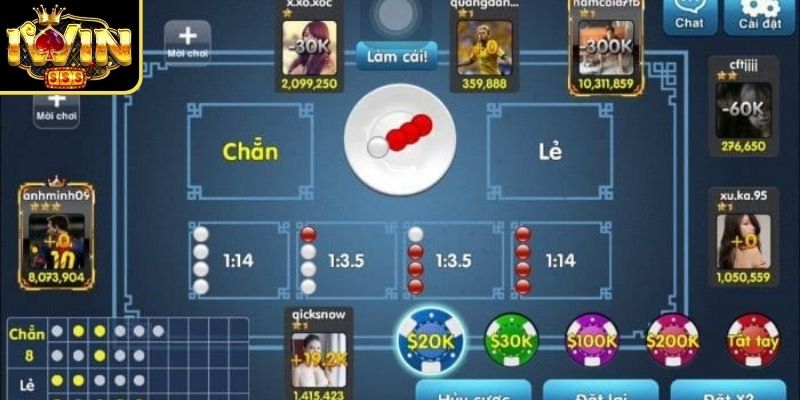 Tham gia bàn xóc đĩa đổi thưởng Iwin đơn giản